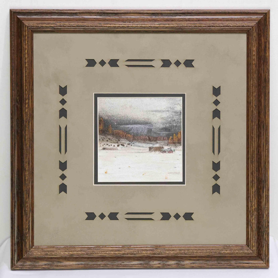 Winter Scene Sandpainting