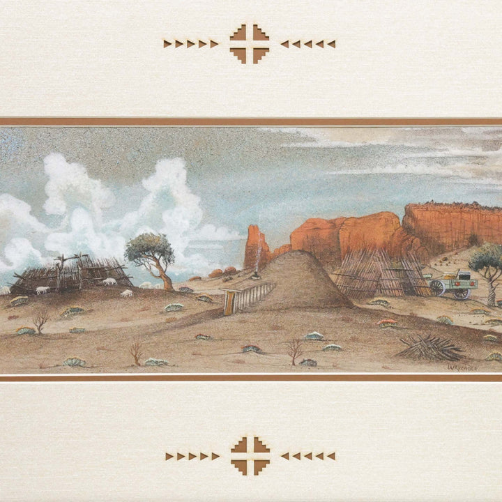 “Midnoon” Landscape Sandpainting