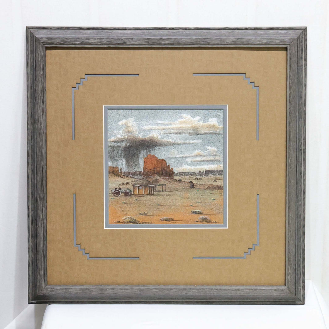 “Storm” Landscape Sandpainting