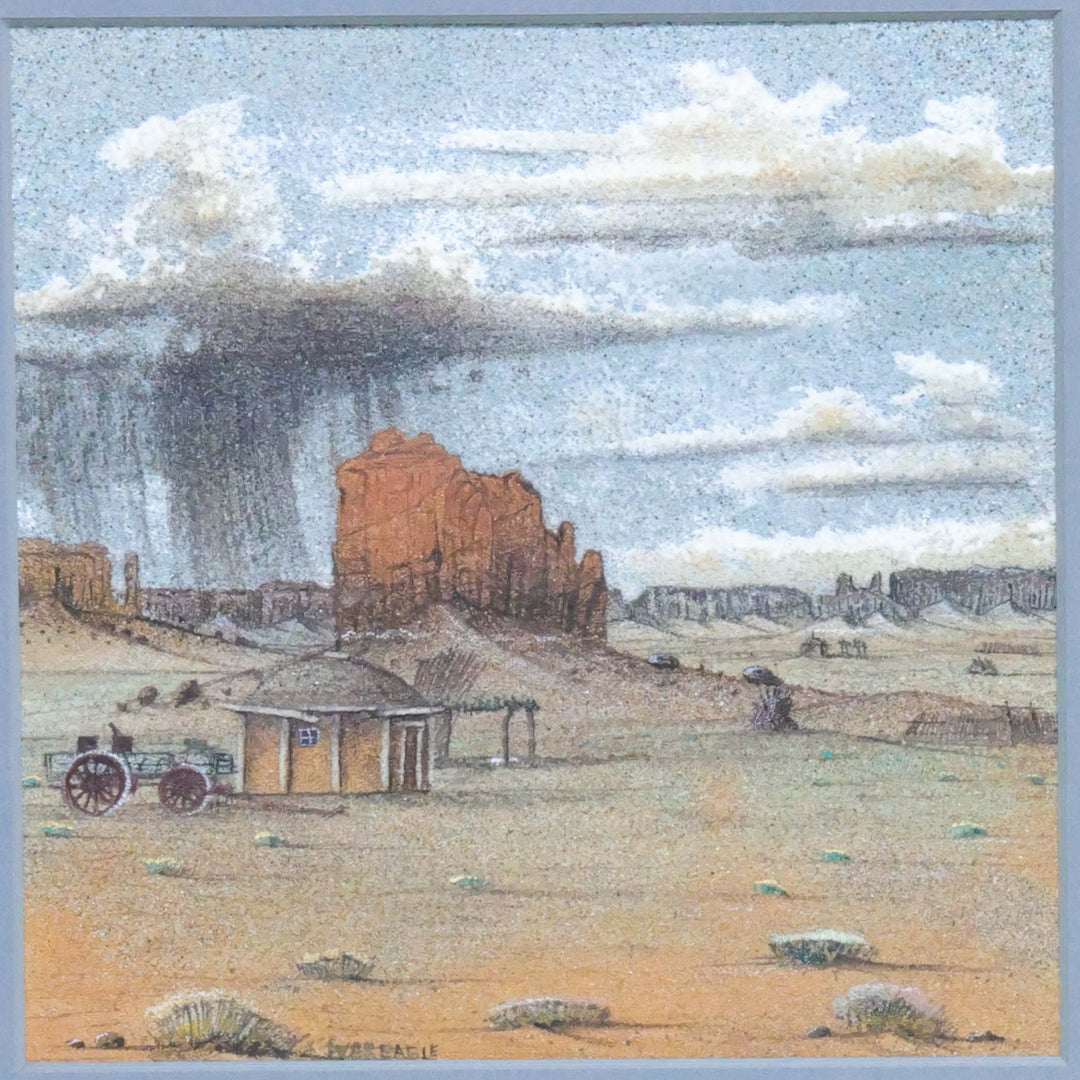 “Storm” Landscape Sandpainting