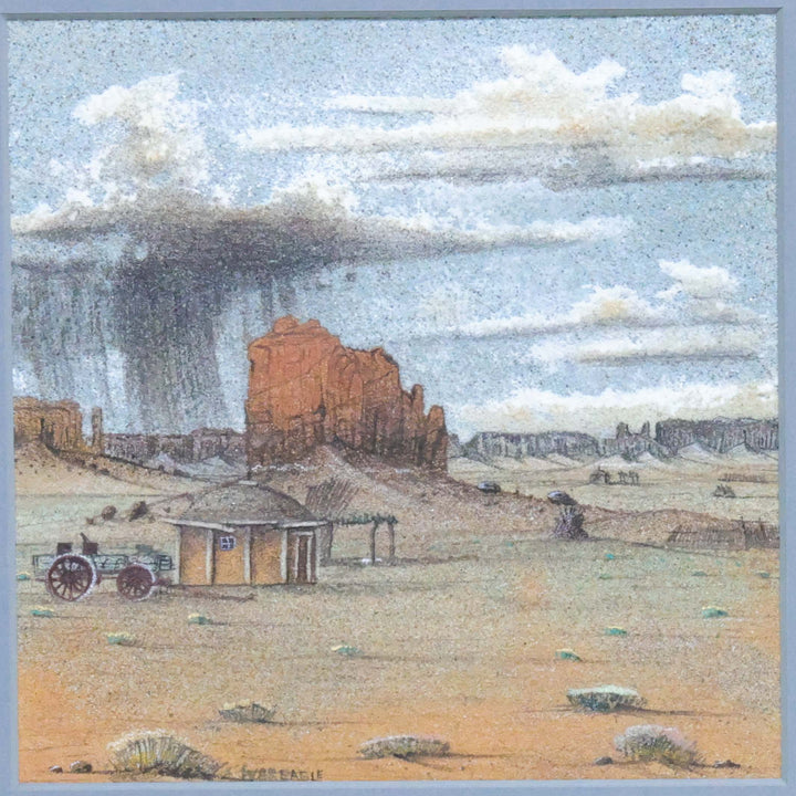 “Storm” Landscape Sandpainting