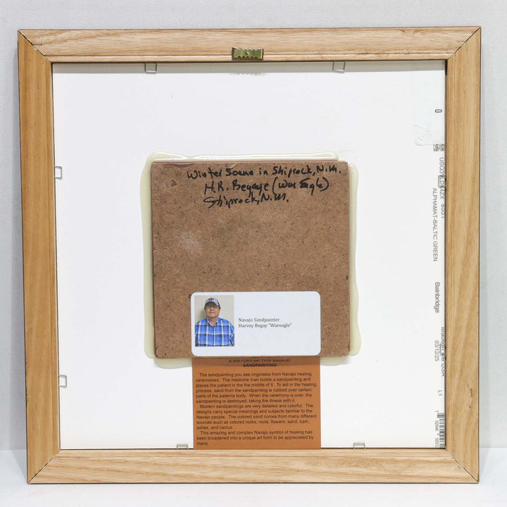 “Shiprock Winter” Sandpainting