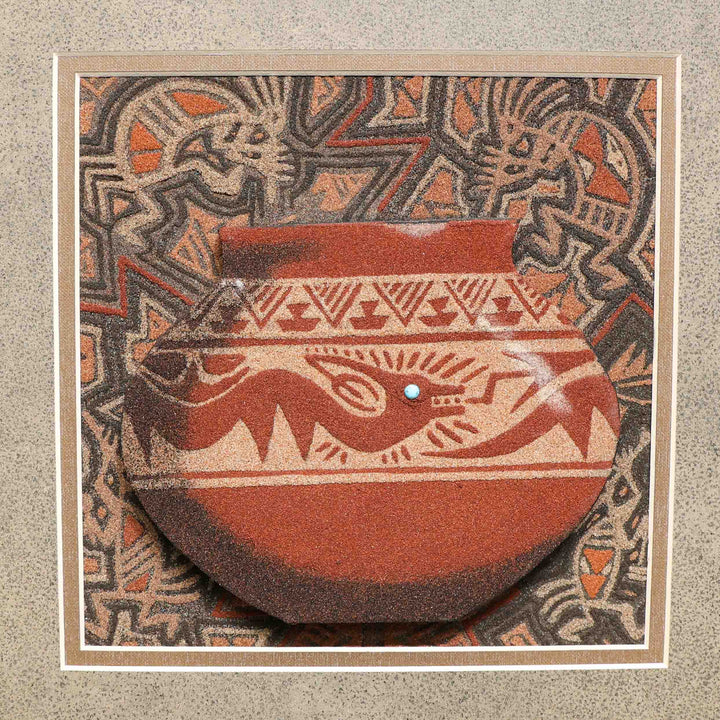 Pueblo Pot Sandpainting