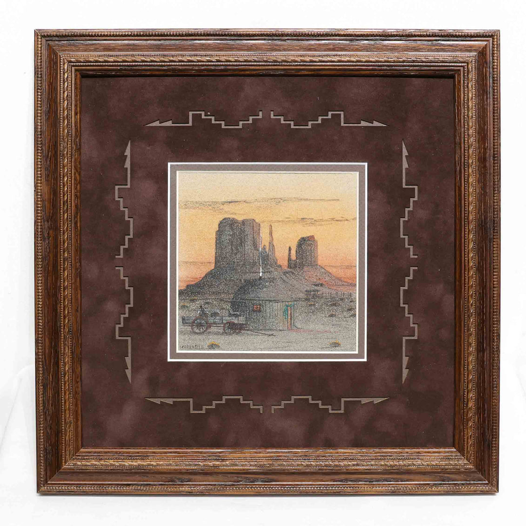Morning Scenery Sandpainting