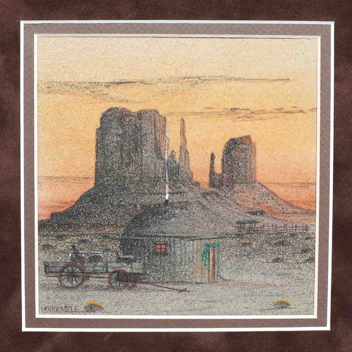 Morning Scenery Sandpainting