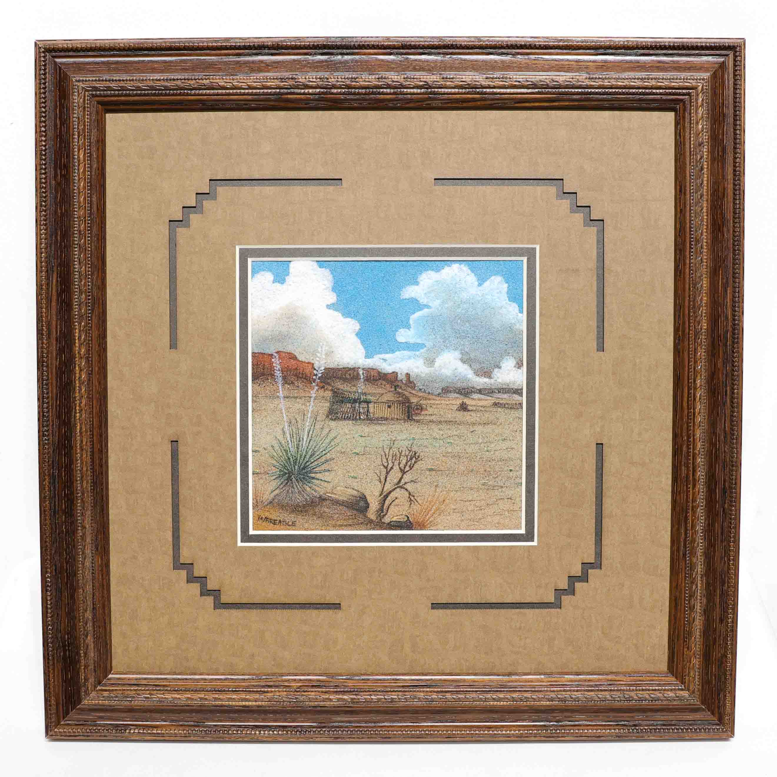 Navajo Landscape Sandpainting – Garland's