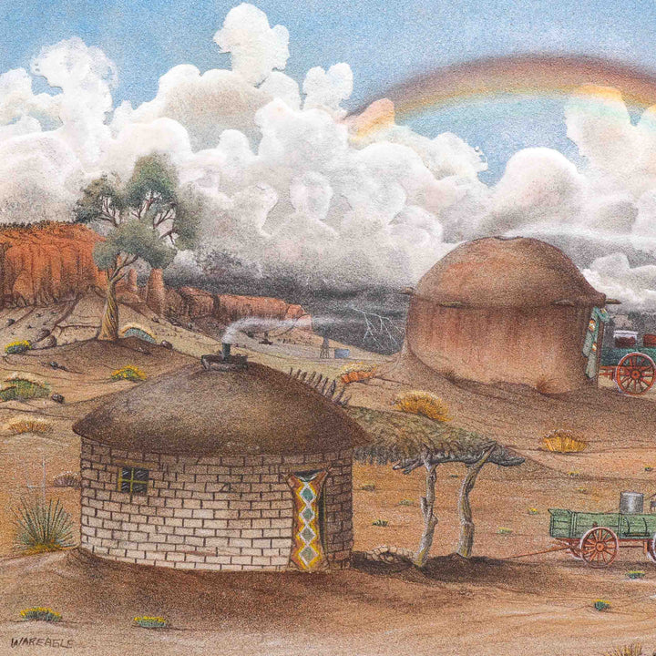 Navajo Landscape Sandpainting