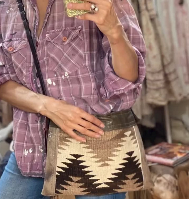 1920s Navajo Rug Shoulder Bag