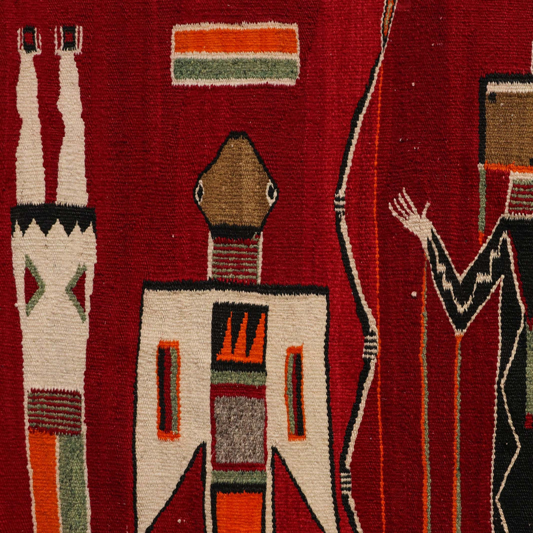 1930s Navajo Yei Weaving
