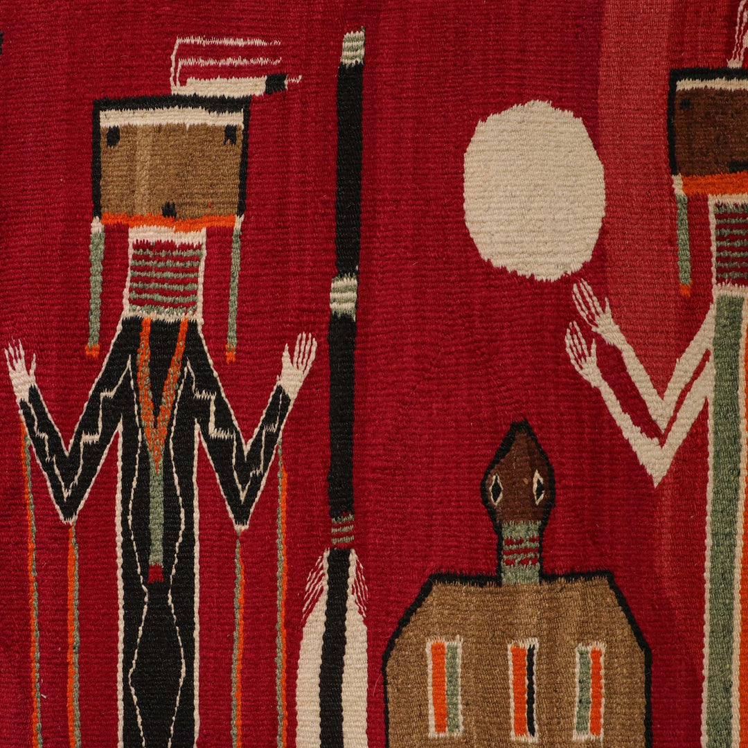 1930s Navajo Yei Weaving