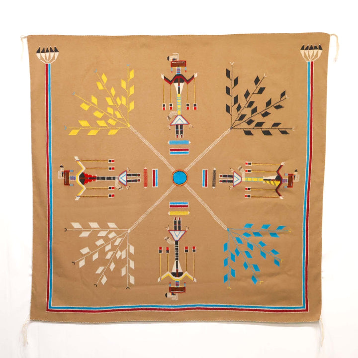 1980s Sandpainting Rug