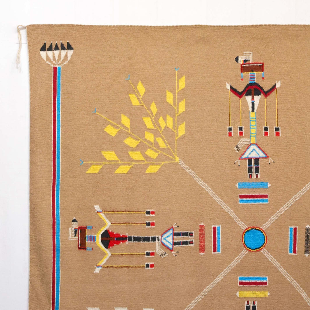 1980s Sandpainting Rug