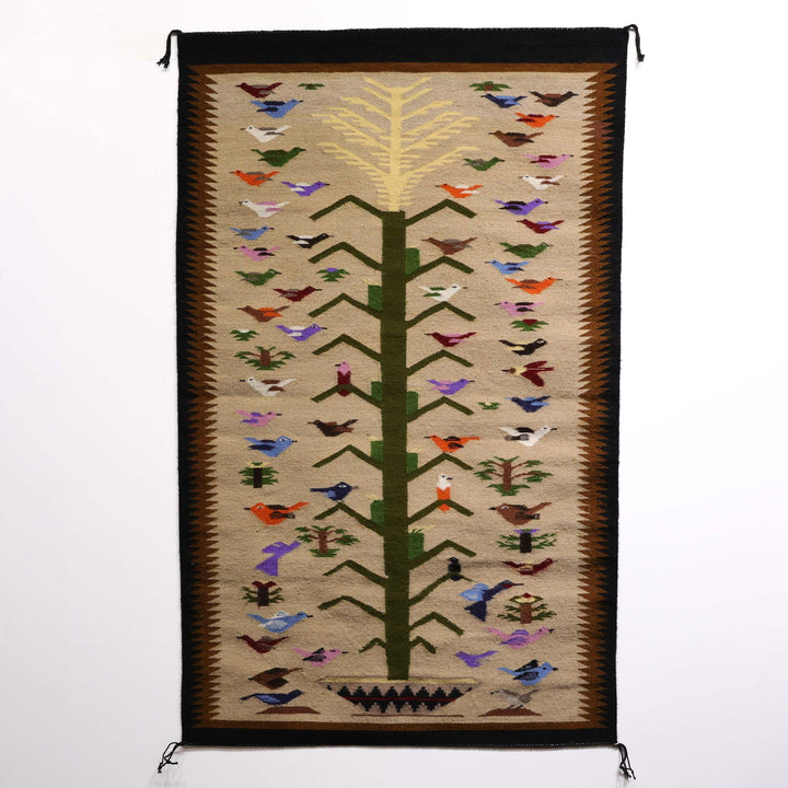 Navajo Bird Pictorial Weaving