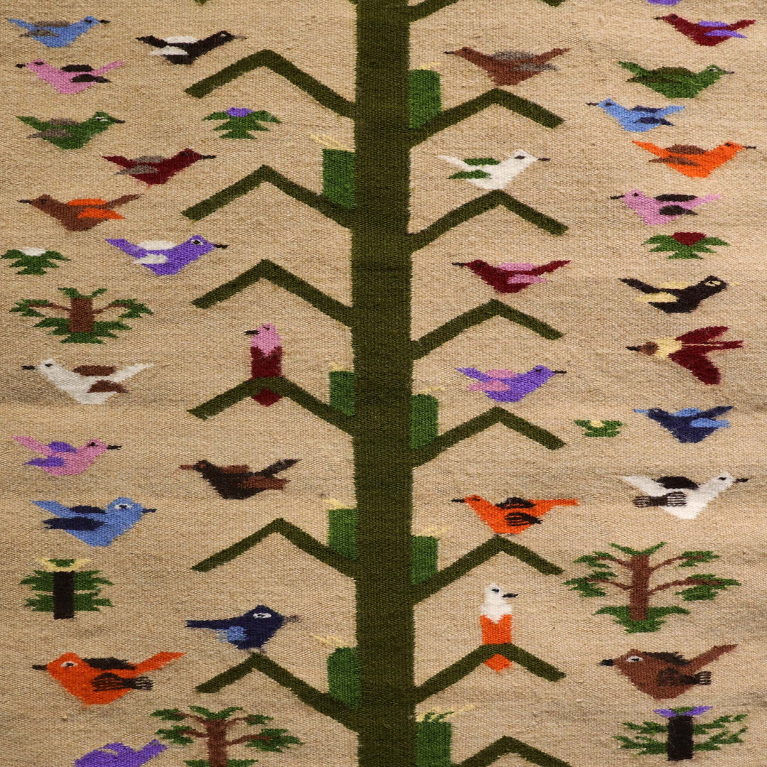 Navajo Bird Pictorial Weaving