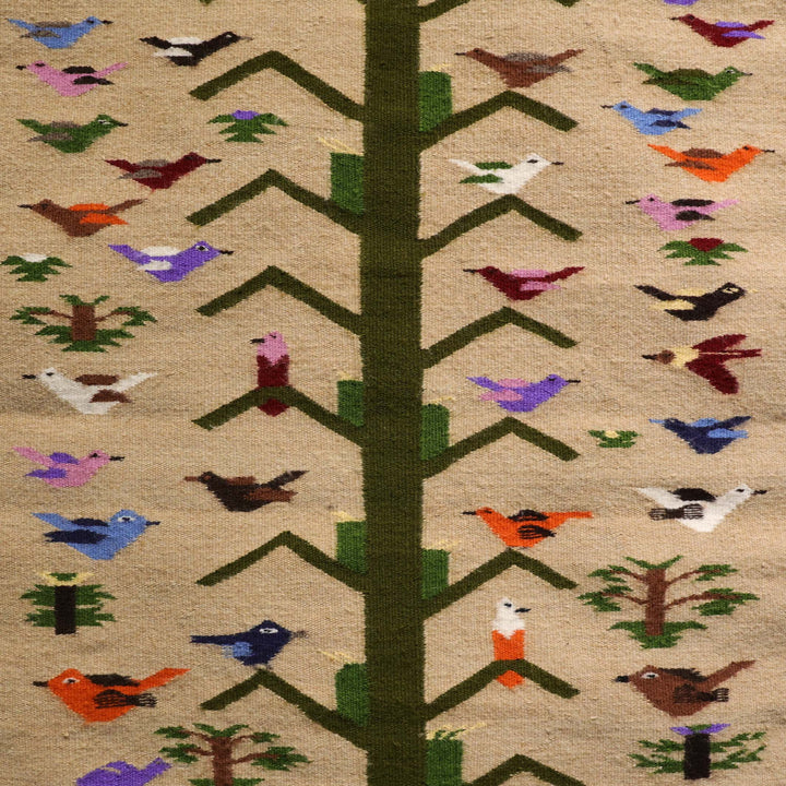 Navajo Bird Pictorial Weaving