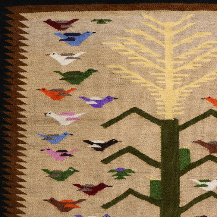 Navajo Bird Pictorial Weaving