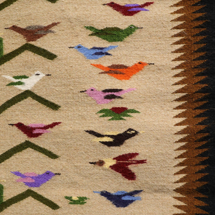 Navajo Bird Pictorial Weaving