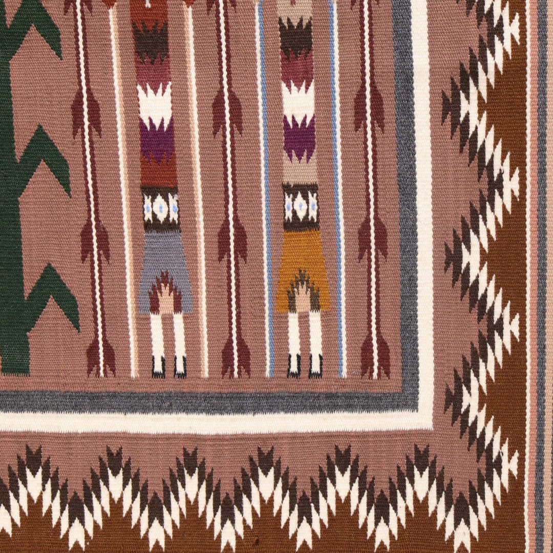Navajo Yei Weaving