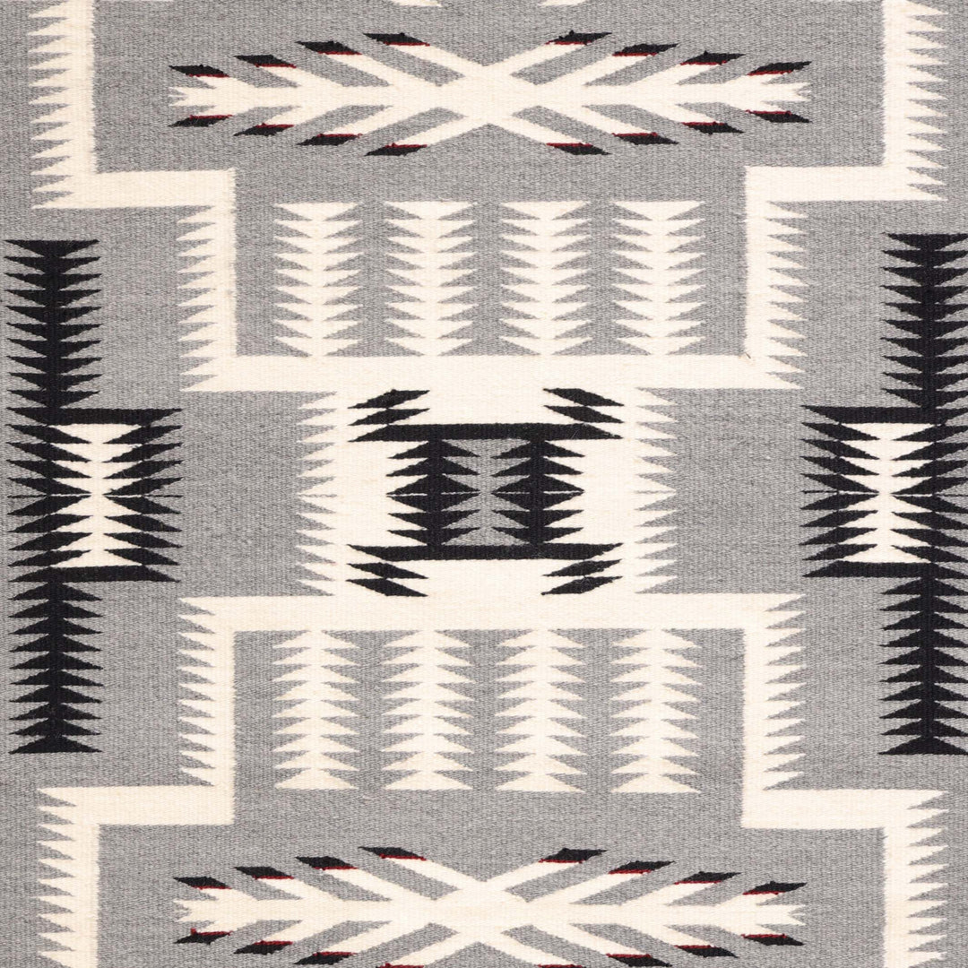 Navajo Storm Pattern with Birds Weaving