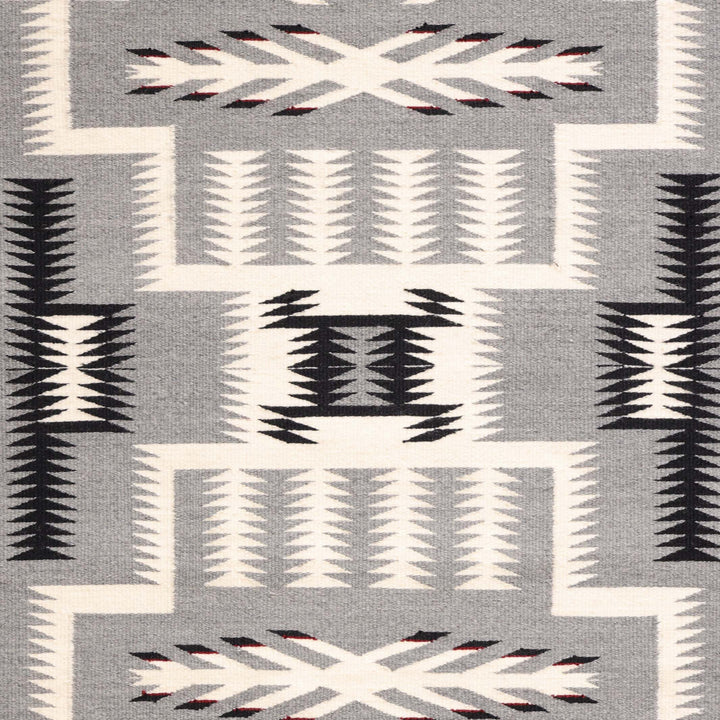 Navajo Storm Pattern with Birds Weaving
