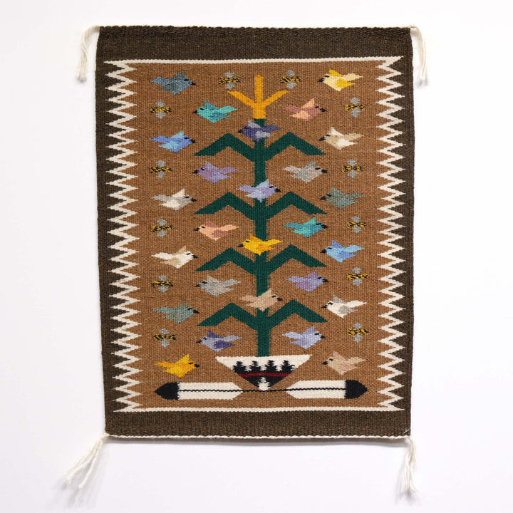 Navajo Bird Pictorial Weaving