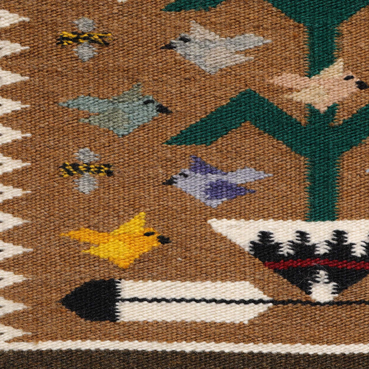 Navajo Bird Pictorial Weaving