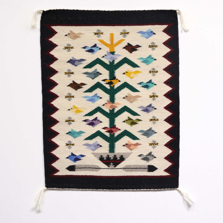 Navajo Bird Pictorial Weaving