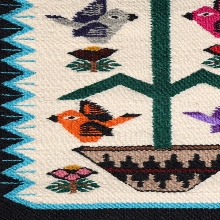 Navajo Bird Pictorial Weaving