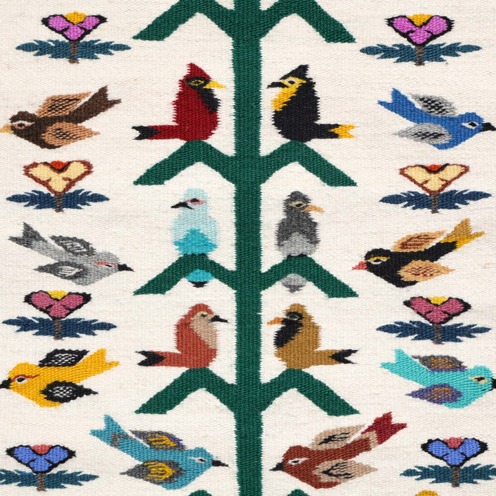 Navajo Bird Pictorial Weaving