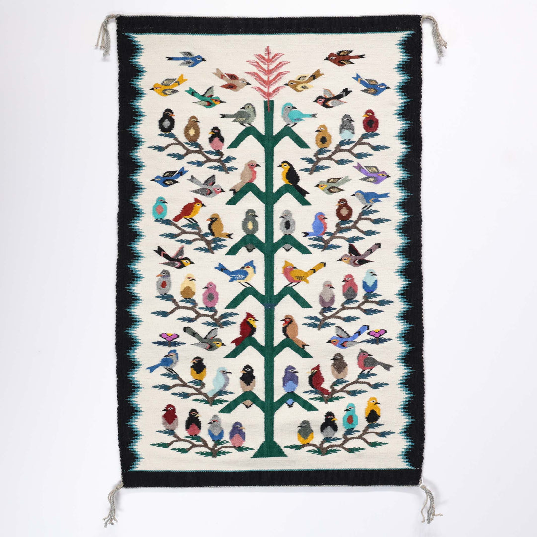 Navajo Bird Pictorial Weaving
