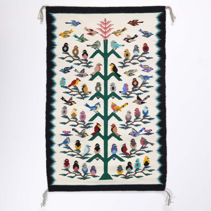 Navajo Bird Pictorial Weaving