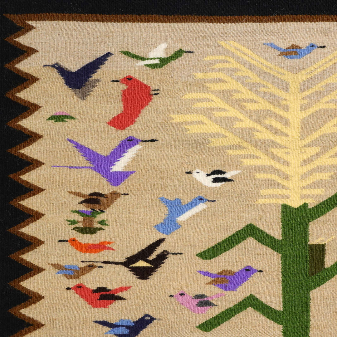 Navajo Bird Pictorial Weaving