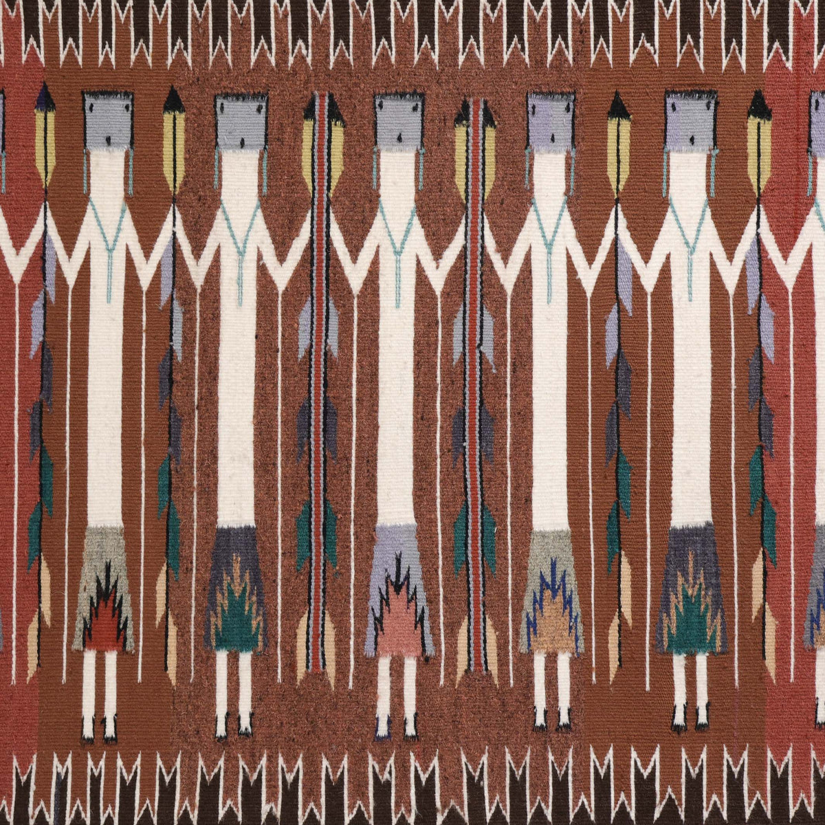 Navajo Yei Weaving by Rose Yazzie