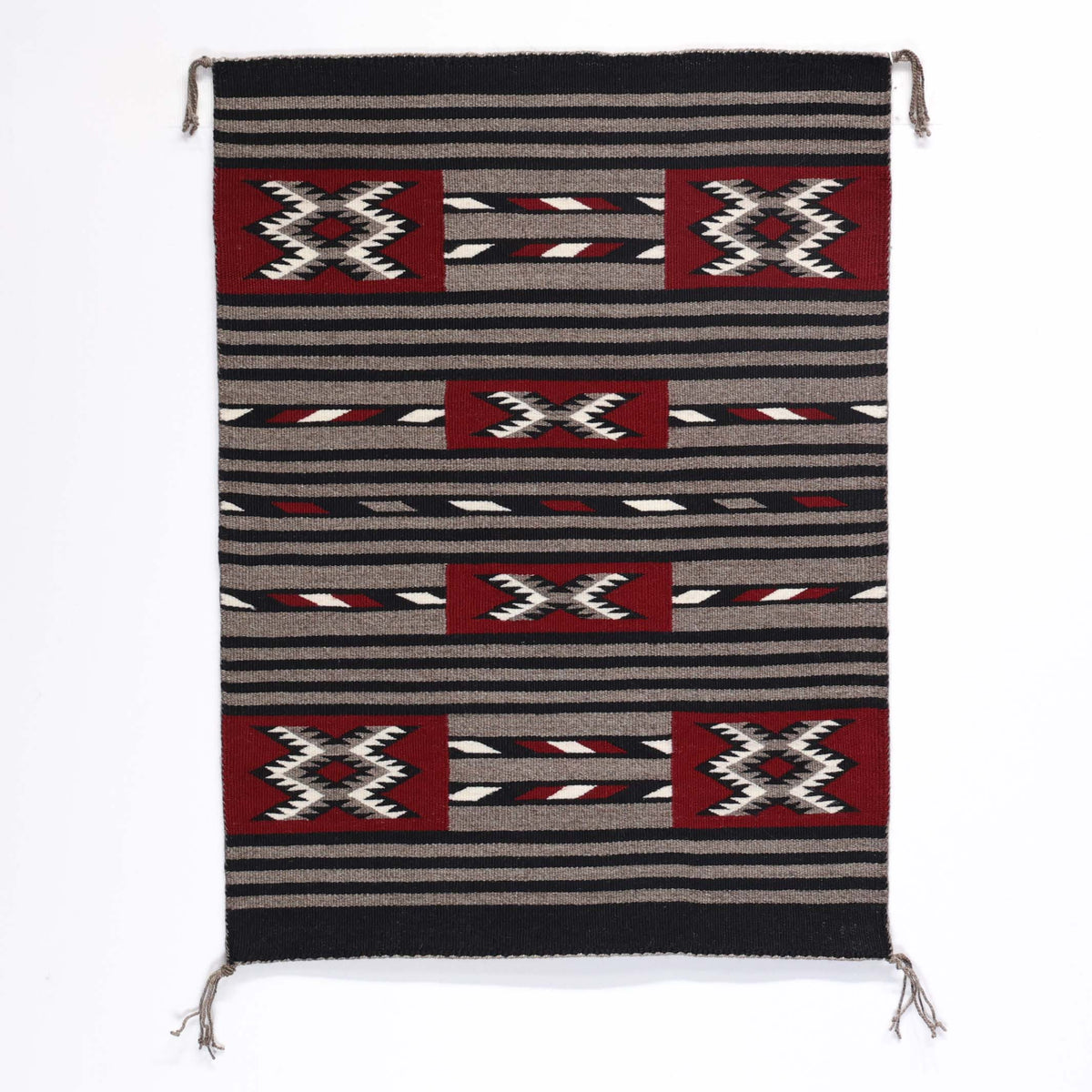 Navajo Blanket Revival Weaving by Janice Vanwinkle