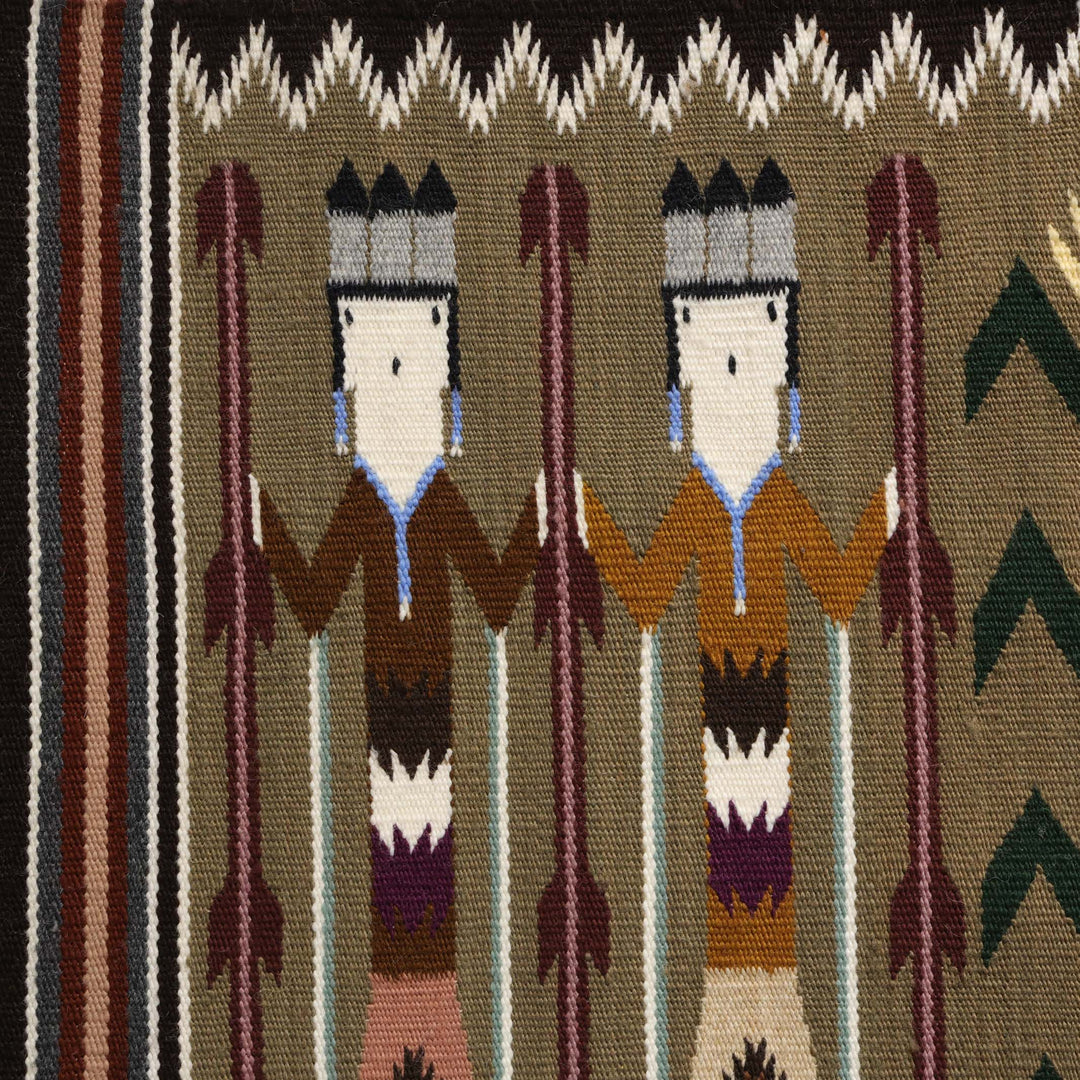 Navajo Yei Weaving