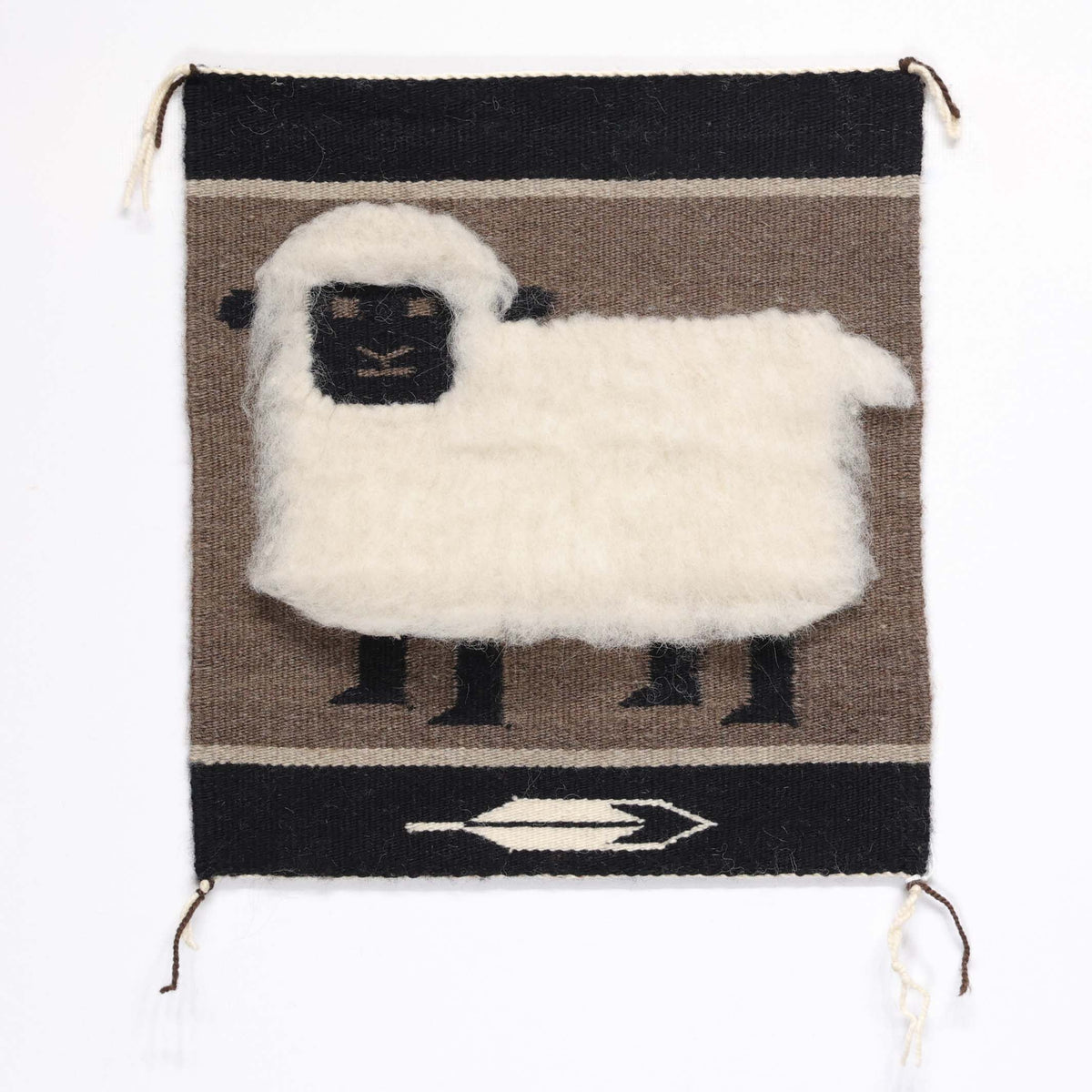 Navajo Tufted Sheep Weaving by Emily Malone