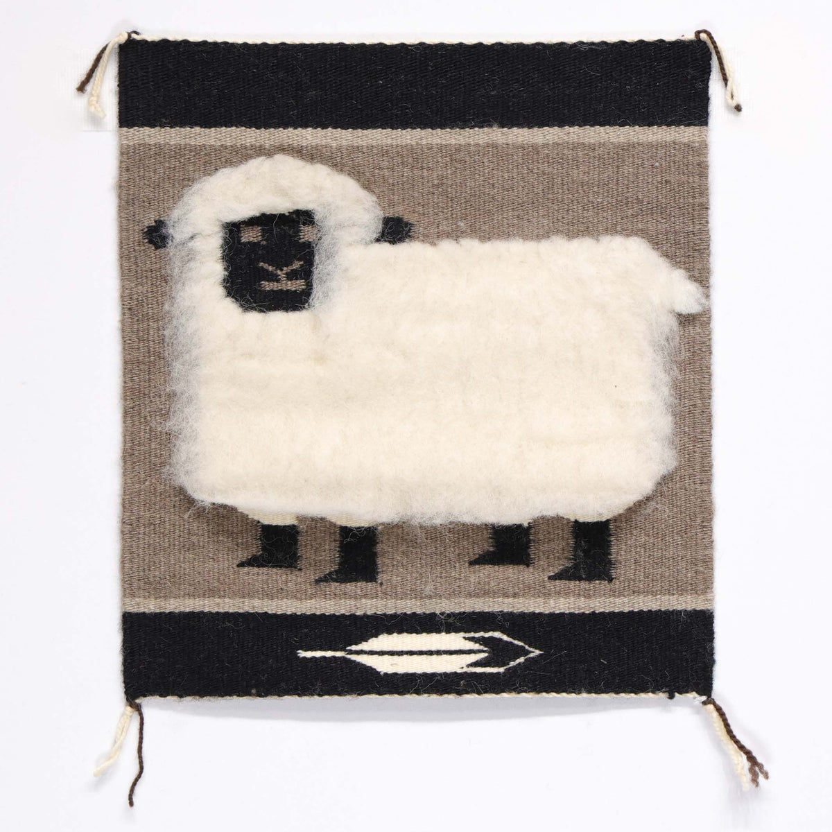Navajo Tufted Sheep Weaving by Emily Malone