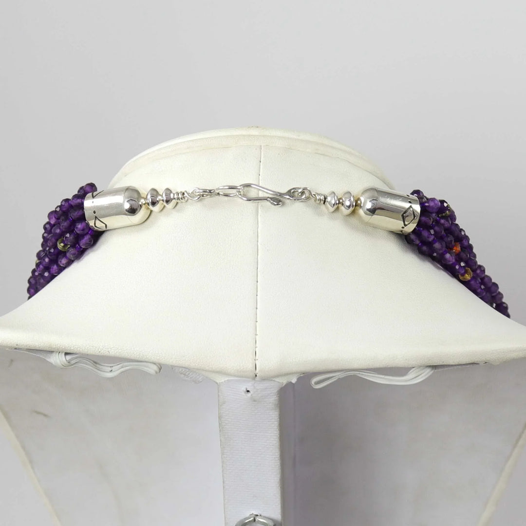 Amethyst Necklace by Colina Yazzie - Garland's