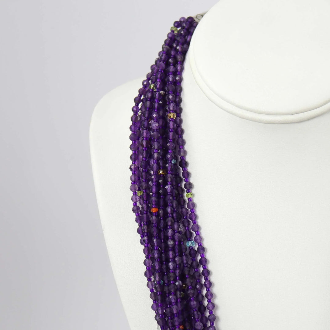 Amethyst Necklace by Colina Yazzie - Garland's