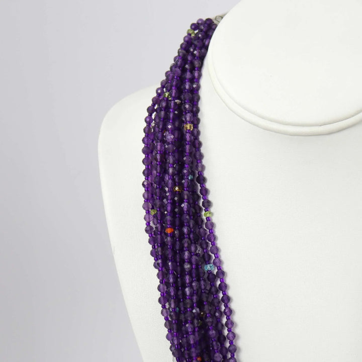 Amethyst Necklace by Colina Yazzie - Garland's