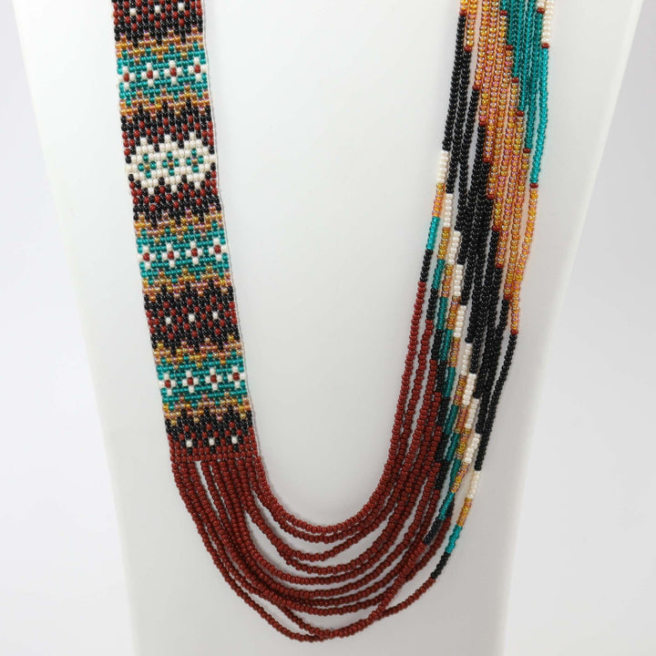 Bead Necklace and Earring Set by Rena Charles - Garland's