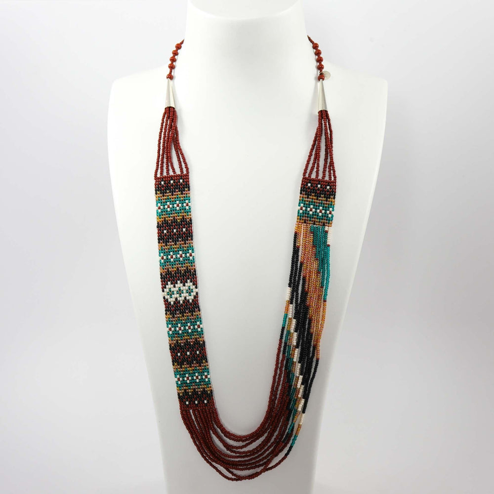 Bead Necklace and Earring Set by Rena Charles - Garland's
