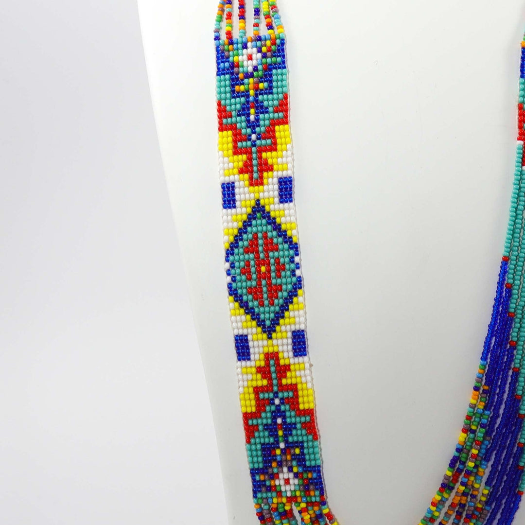 Beaded Necklace and Earring Set by Rena Charles - Garland's