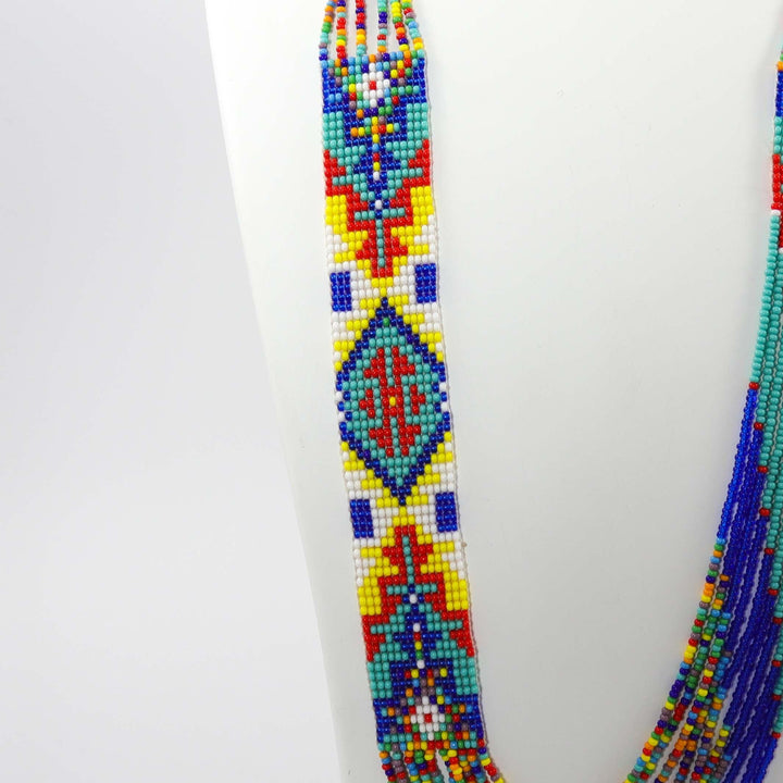 Beaded Necklace and Earring Set by Rena Charles - Garland's