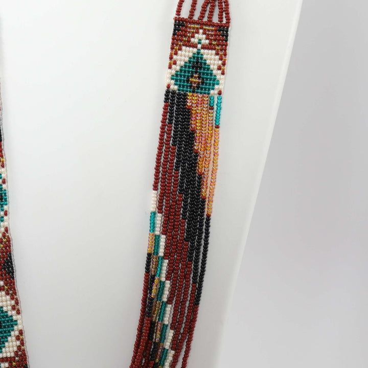 Beaded Necklace and Earring Set by Rena Charles - Garland's