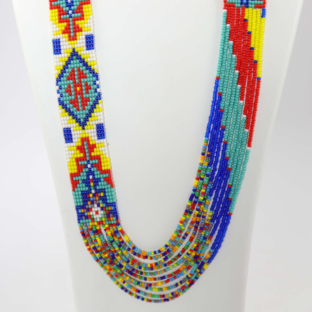 Beaded Necklace and Earring Set by Rena Charles - Garland's
