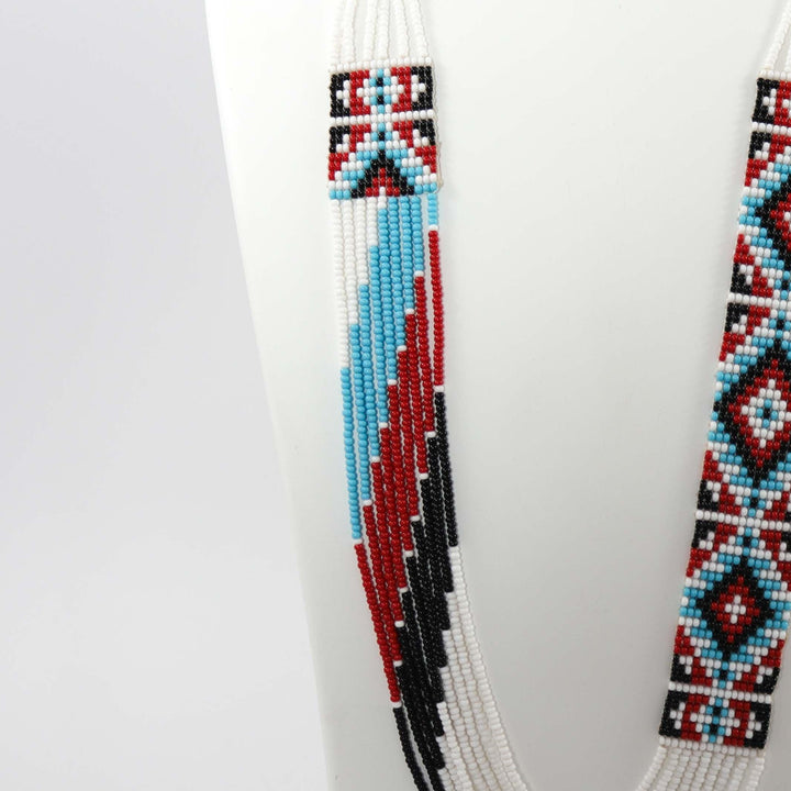 Beaded Necklace and Earring Set by Rena Charles - Garland's