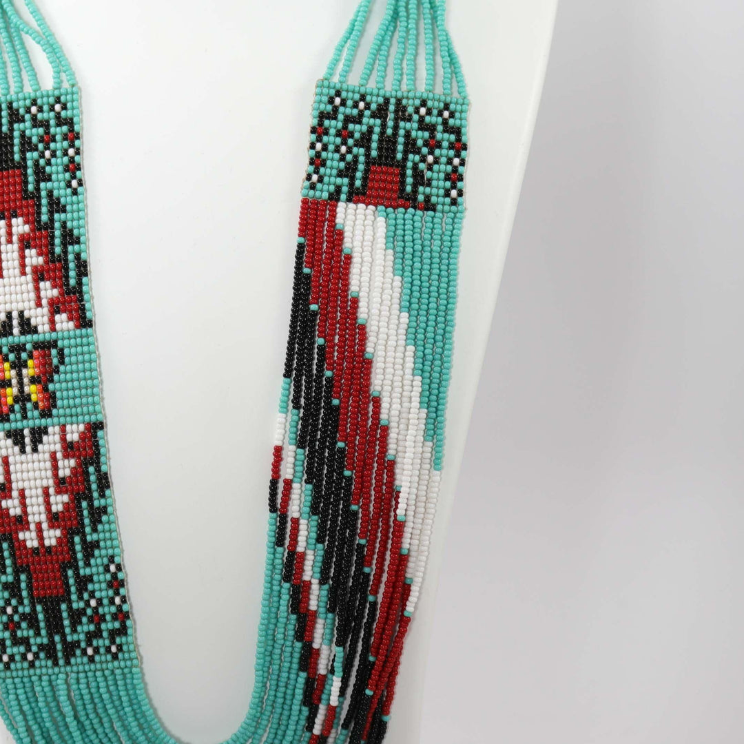 Beaded Necklace and Earring Set by Rena Charles - Garland's