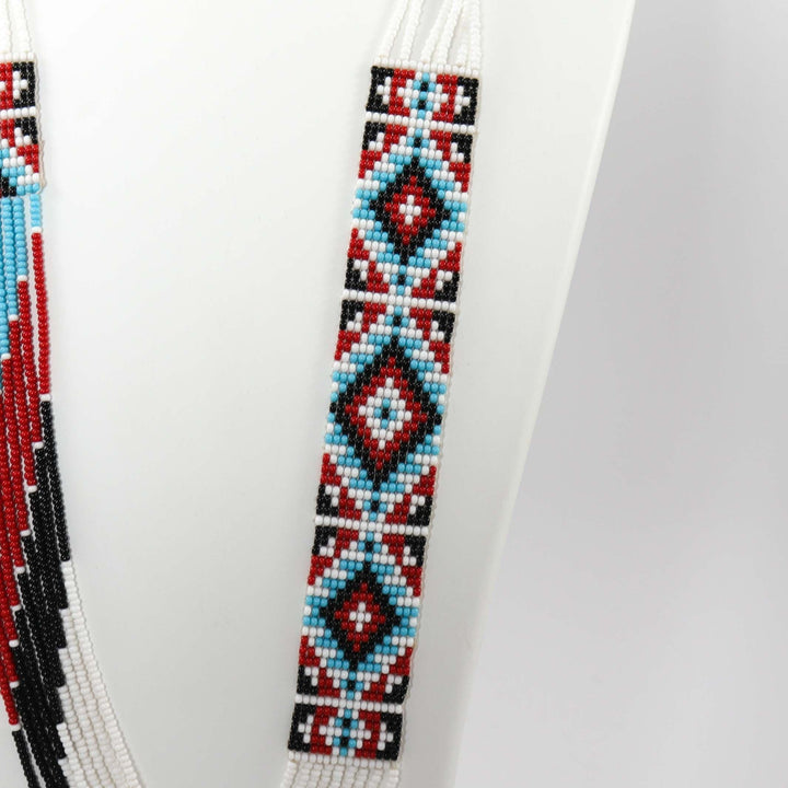 Beaded Necklace and Earring Set by Rena Charles - Garland's