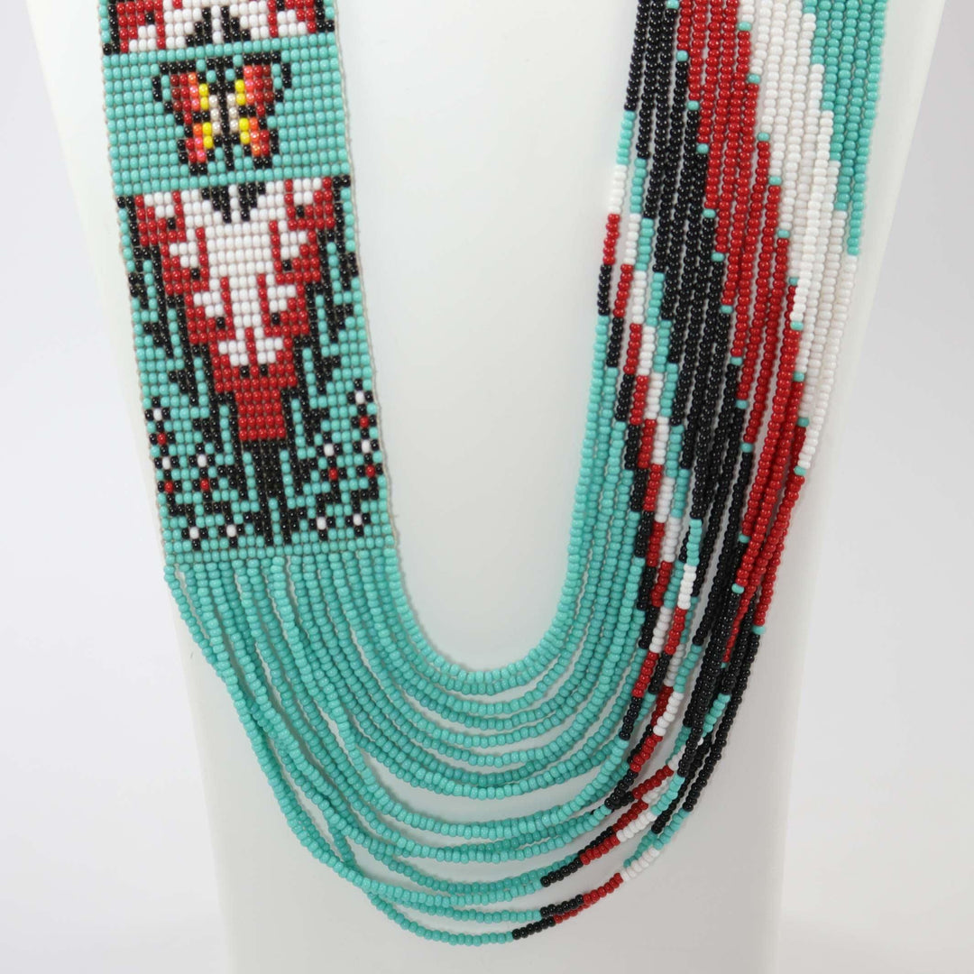 Beaded Necklace and Earring Set by Rena Charles - Garland's